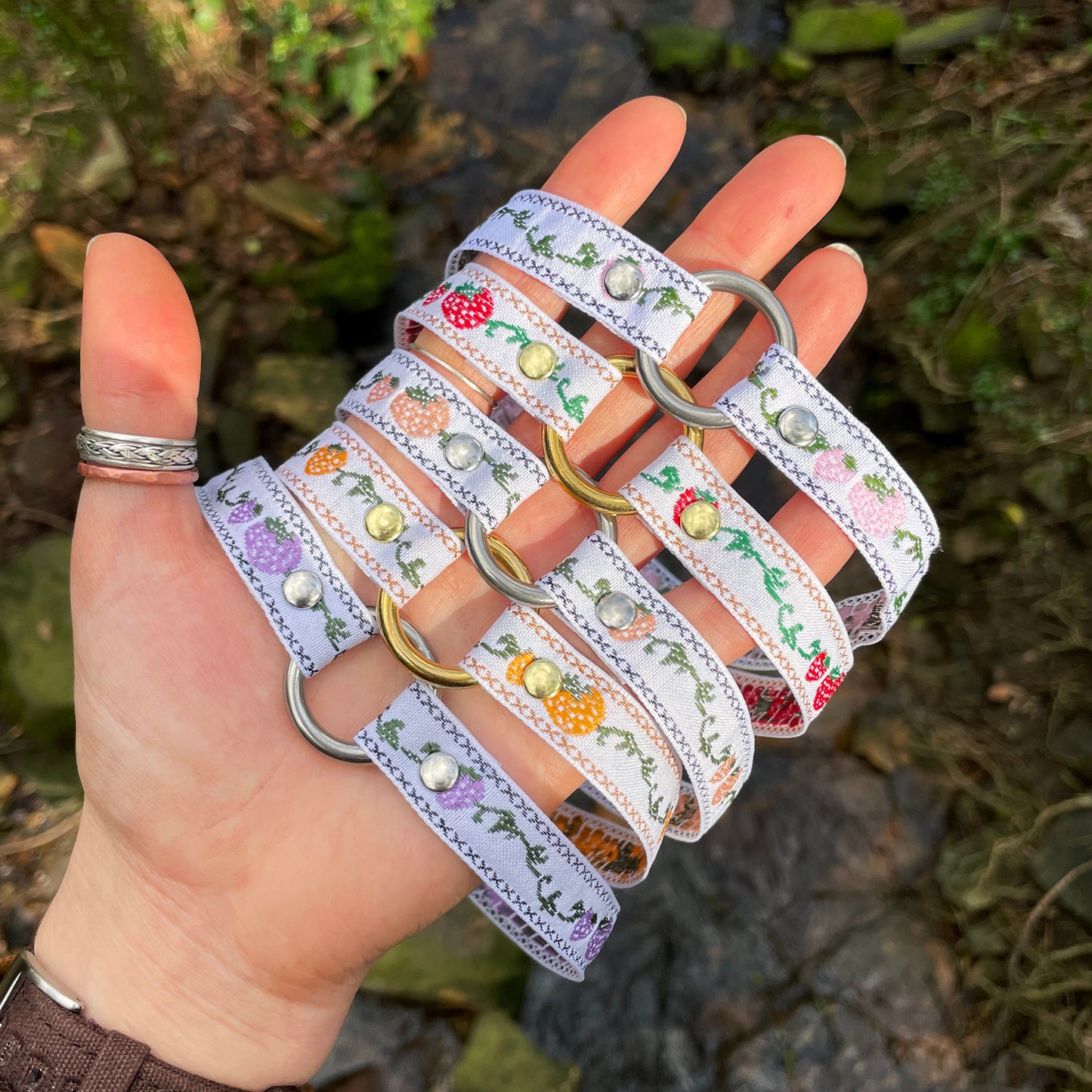 S T R A W B E R R Y ∘ E M B R O I D E R E D ∘ I D ∘ C O L L A R